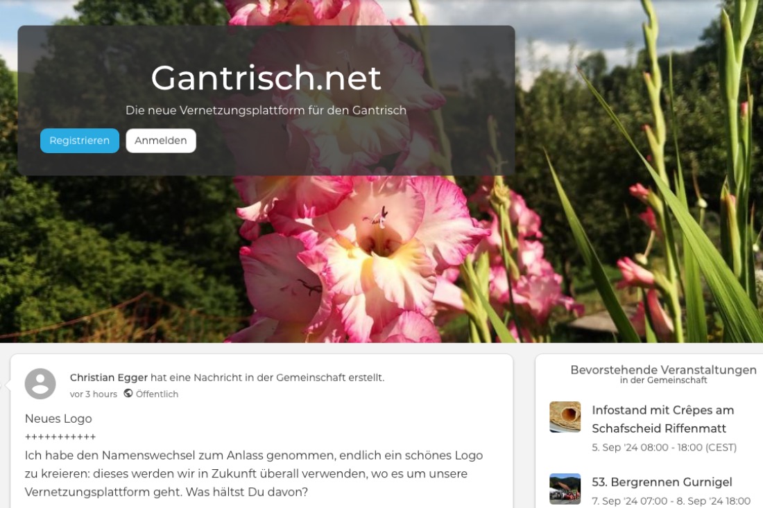 Gantrisch vernetzt - Die neue Plattform für unsere Region.
