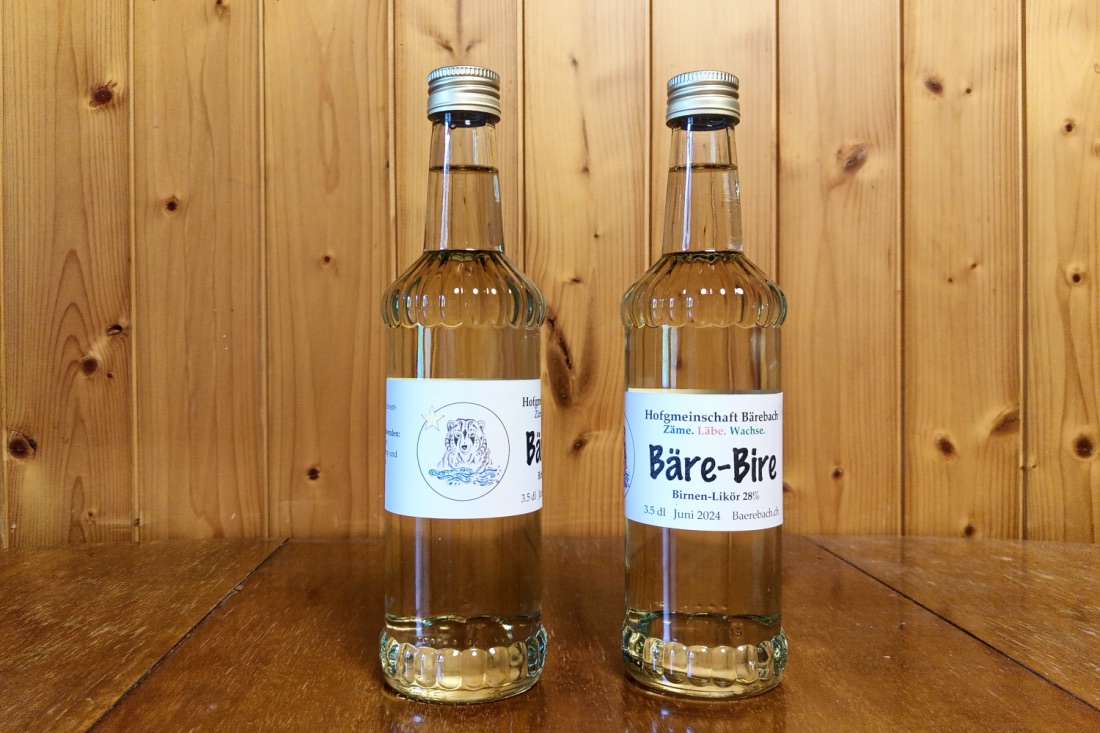 Unser erster eigener Birnen-Likör ist da.
