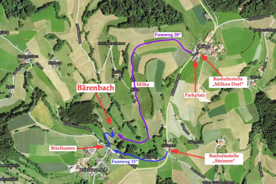 Bärenbach Lageplan